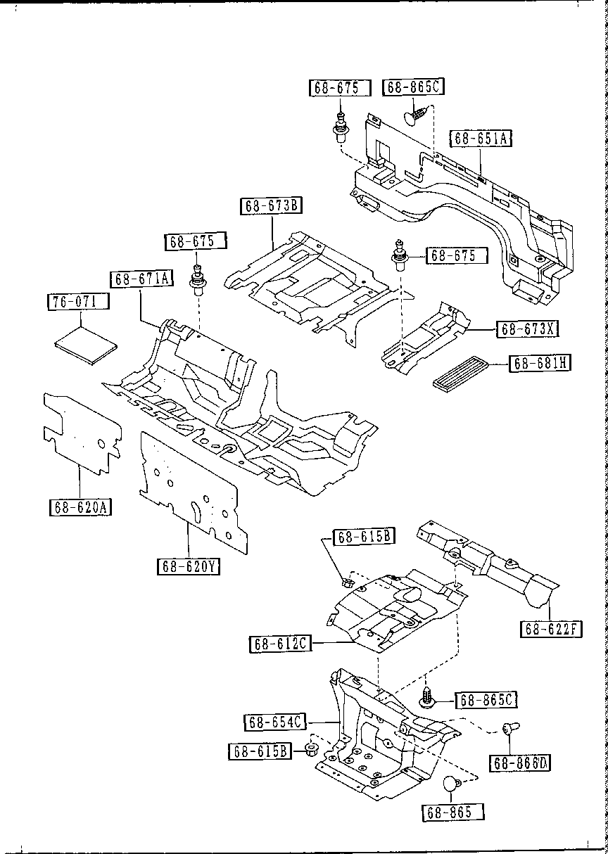 FLOOR  MAT &  PAD (2WD)