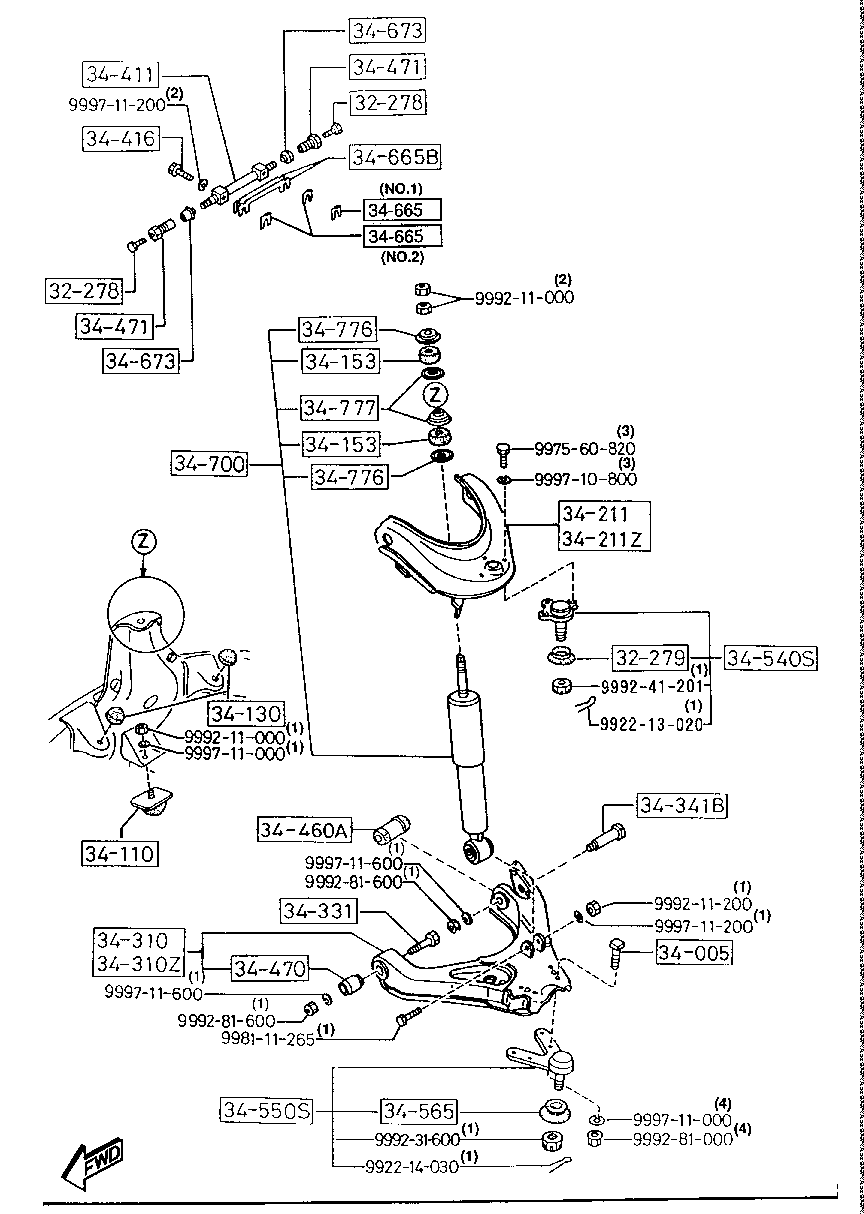 FRONT  SUSPENSION  MECHANISM