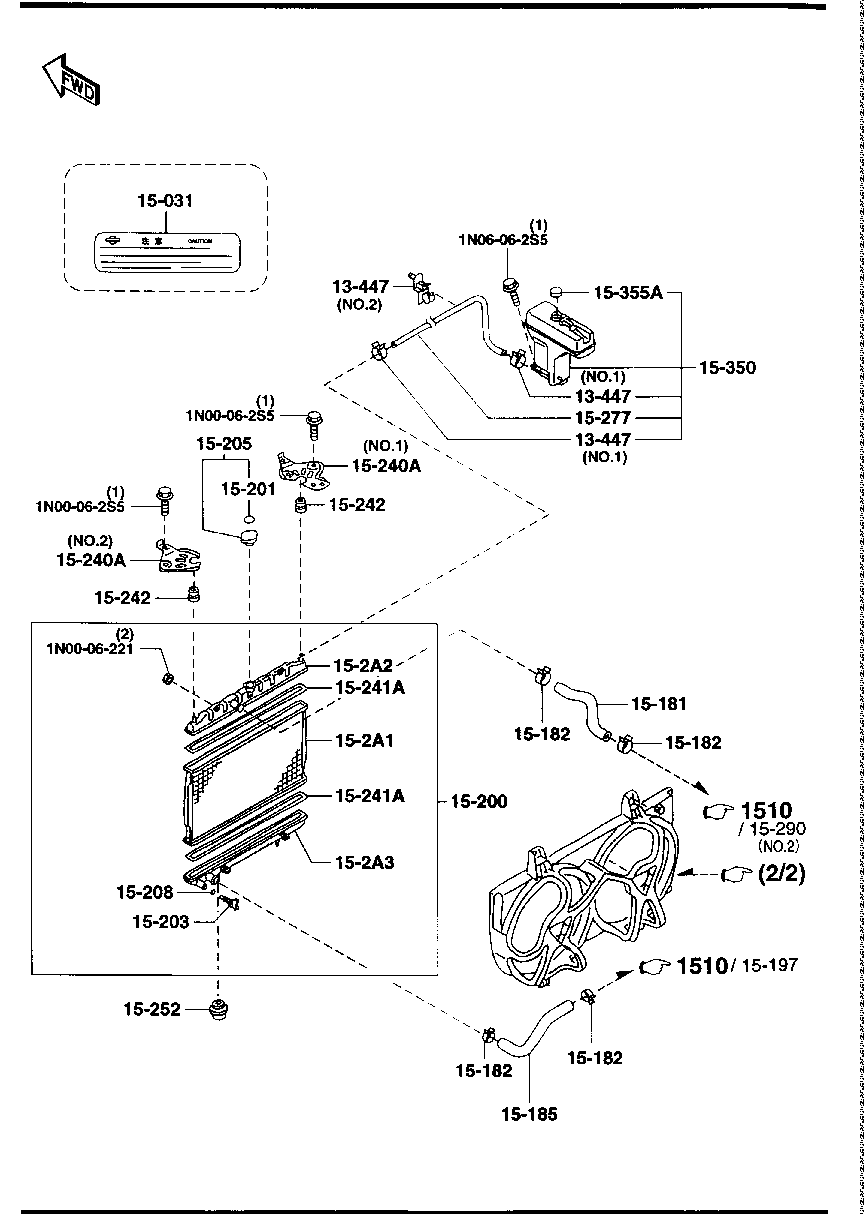 COOLING  SYSTEM ( DIESEL)(MT)