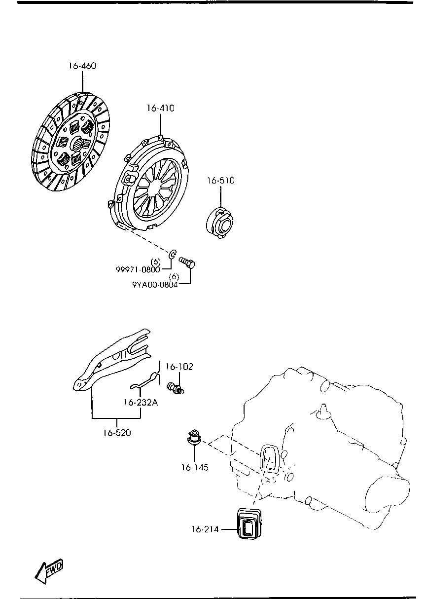 CLUTCH  DISK &  COVER