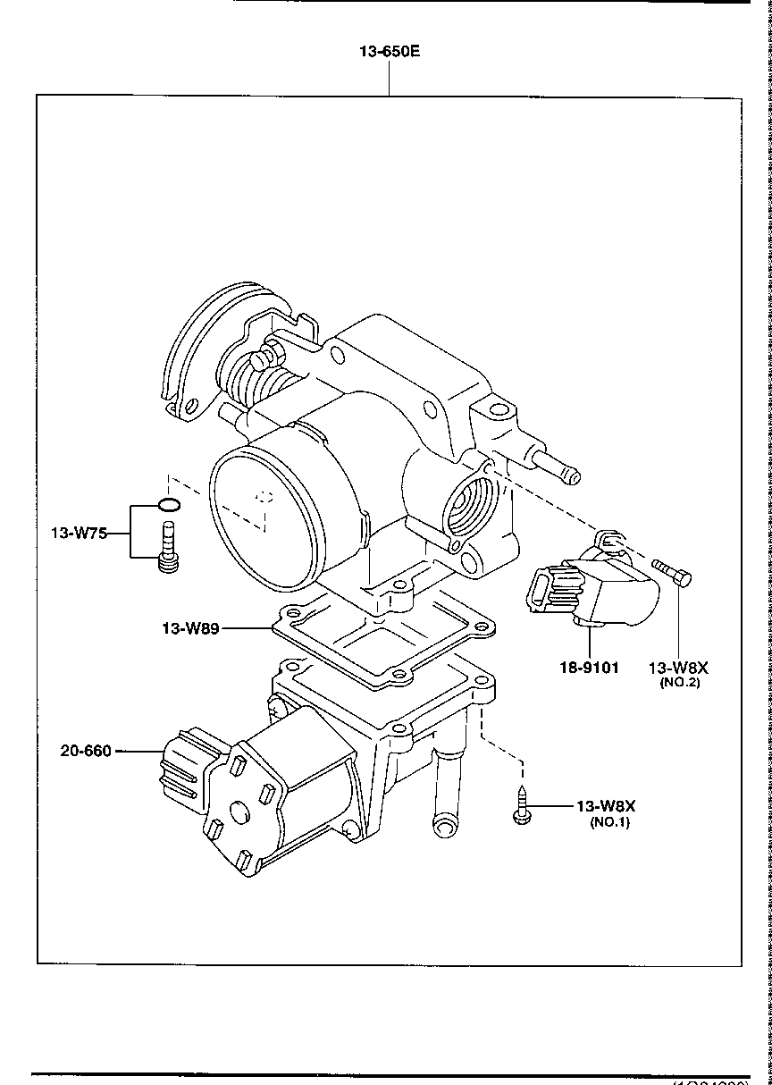 THROTTLE  BODY ( GASOLINE)(1800CC & 2000CC)