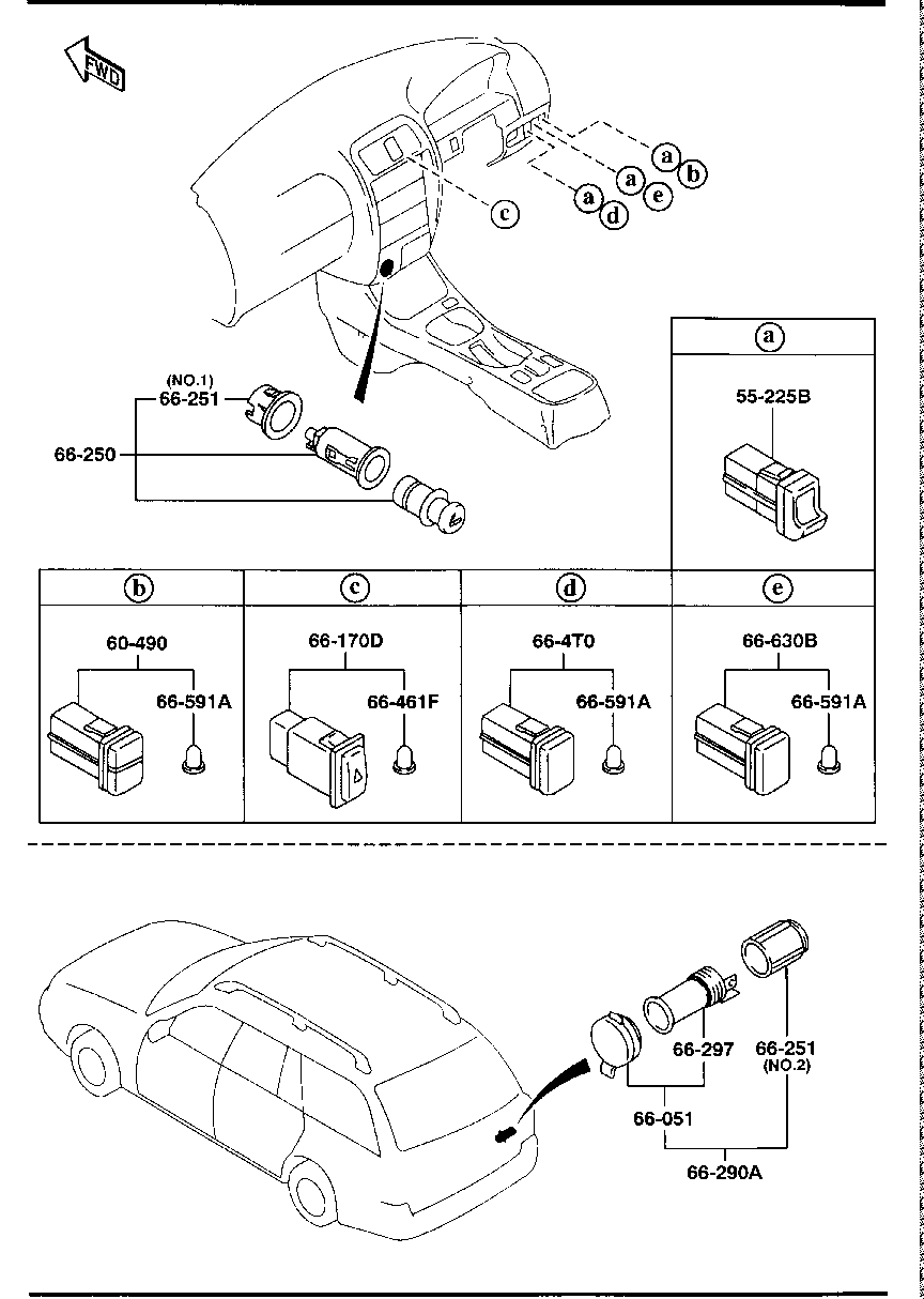 DASH BOARD  SWITCH ( MANUAL  OPERATING)