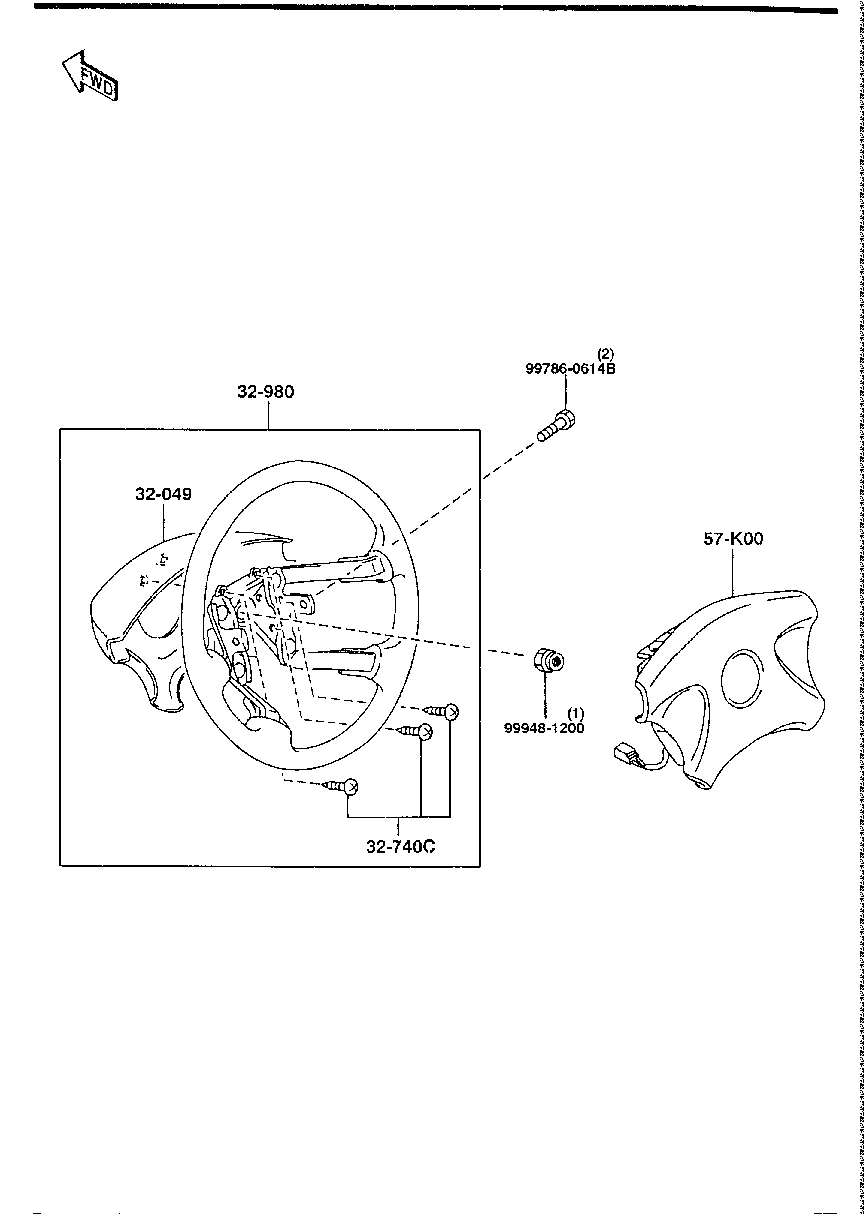 STEERING GEAR  WHEEL