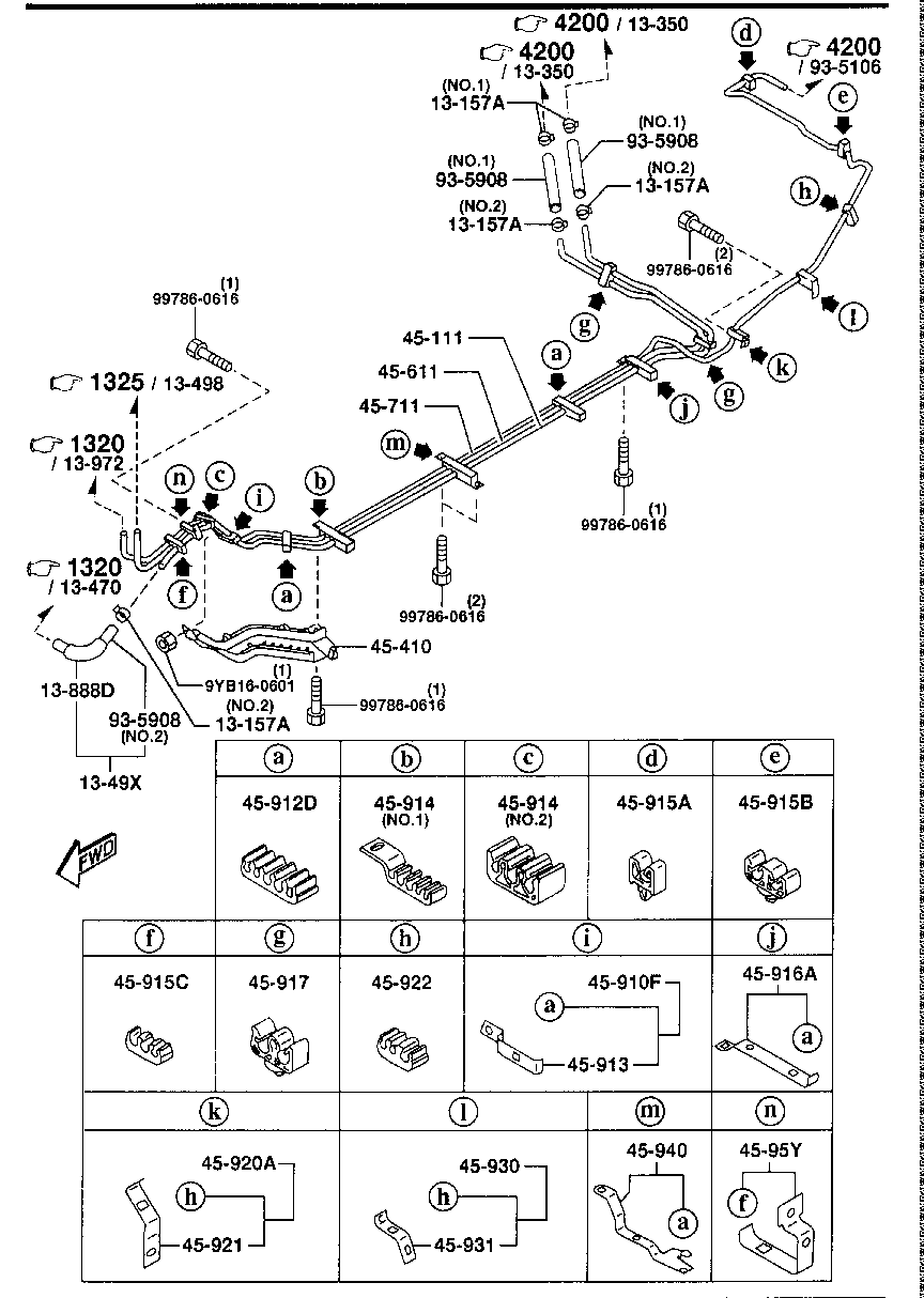 FUEL  PIPING (2WD)