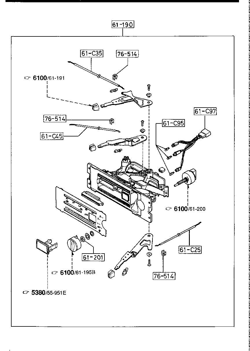 HEATER  CONTROL  INNER PARTS