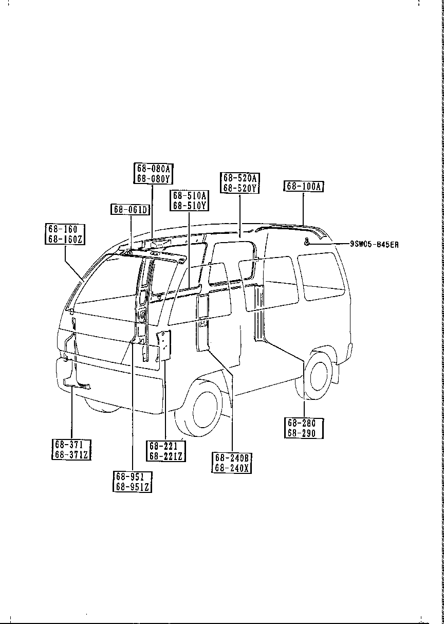 PILLAR  TRIM ( VAN)