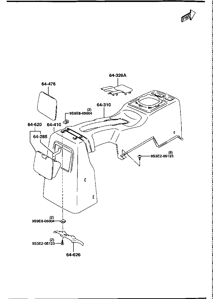 CONSOLE ( VAN)