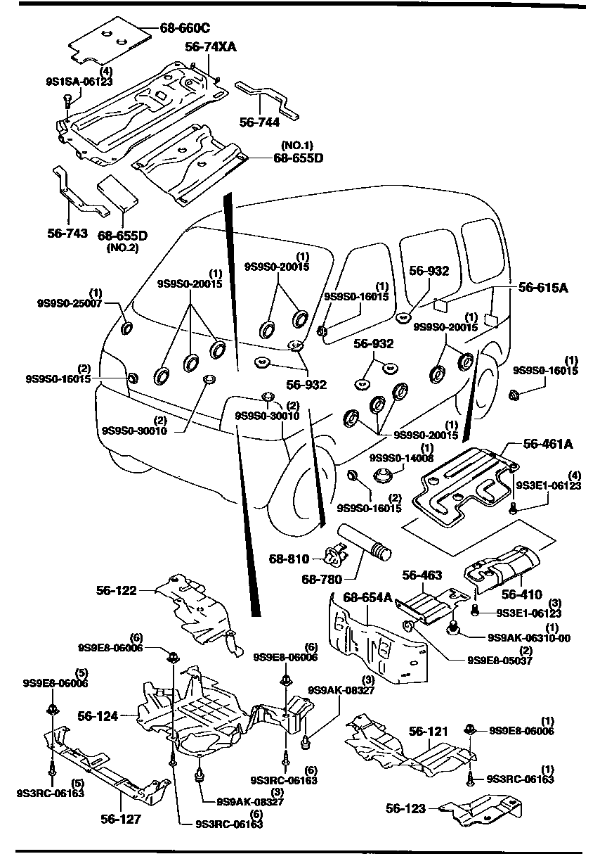 FLOOR  ATTACHMENT ( WAGON &  VAN)