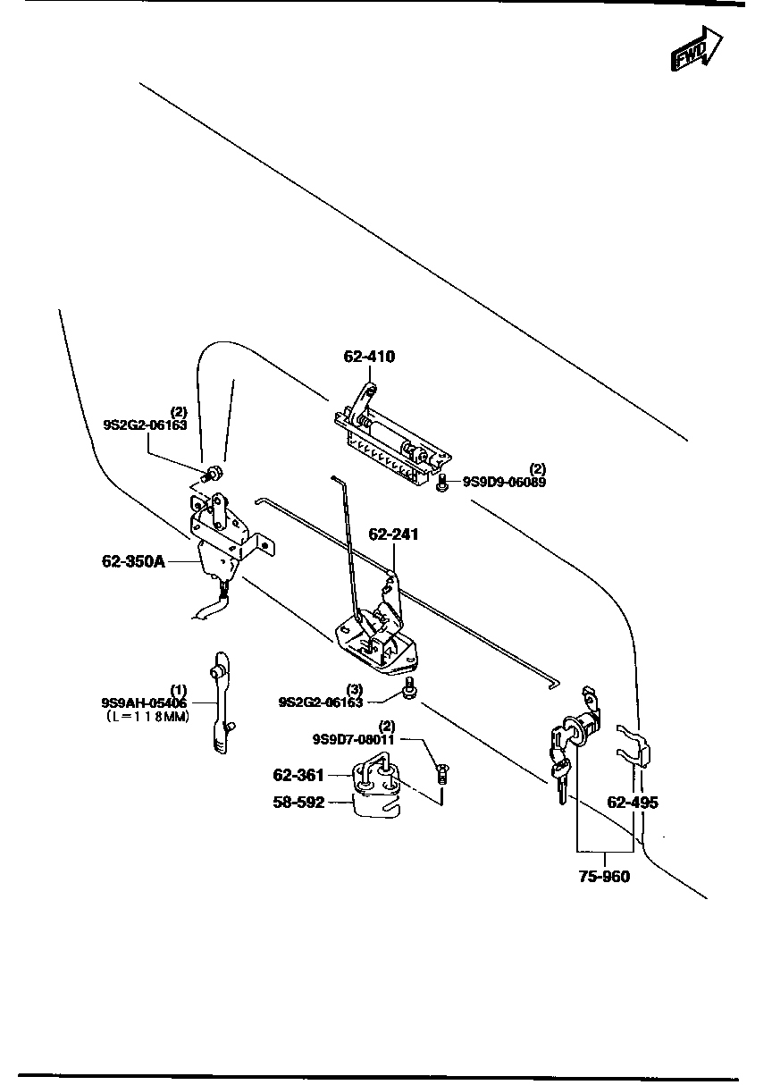 BACK  DOOR  LOCK ( WAGON &  VAN)