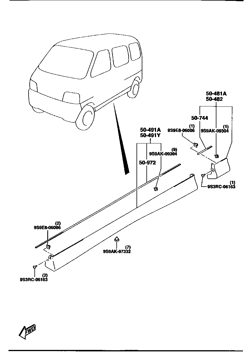 SIDE  GUARD (STAND OFF AERO)