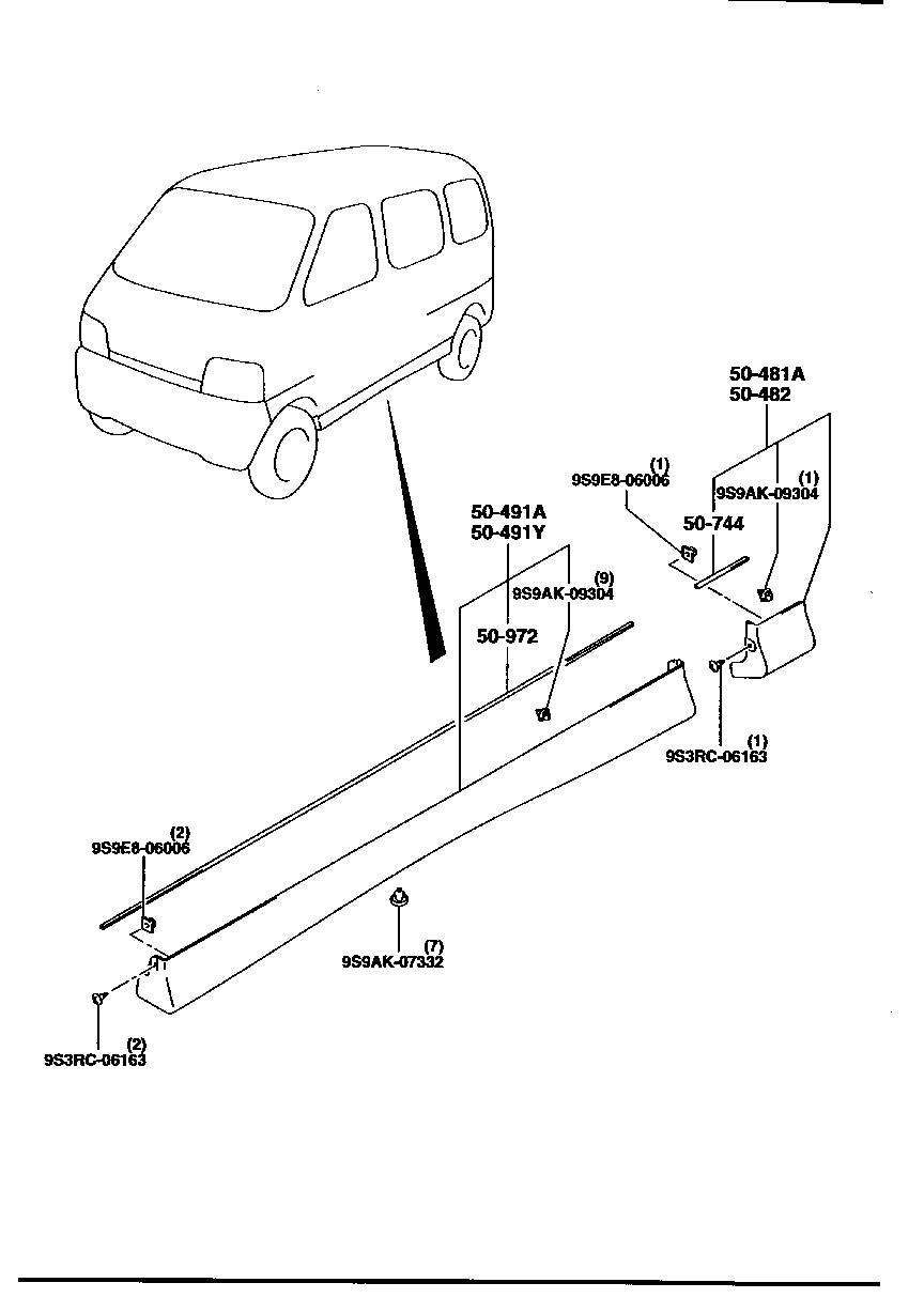 SIDE  GUARD (STAND OFF AERO)