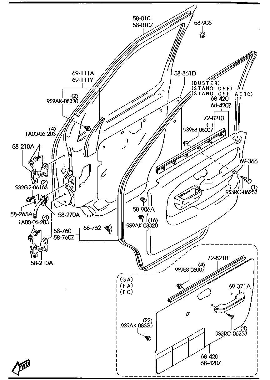 FRONT  DOOR  BODY &  TRIM