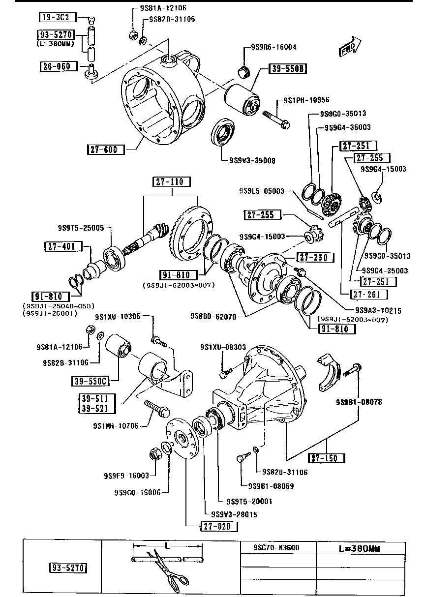 FRONT  DIFFERENTIAL (4WD) ( FULL TIME)