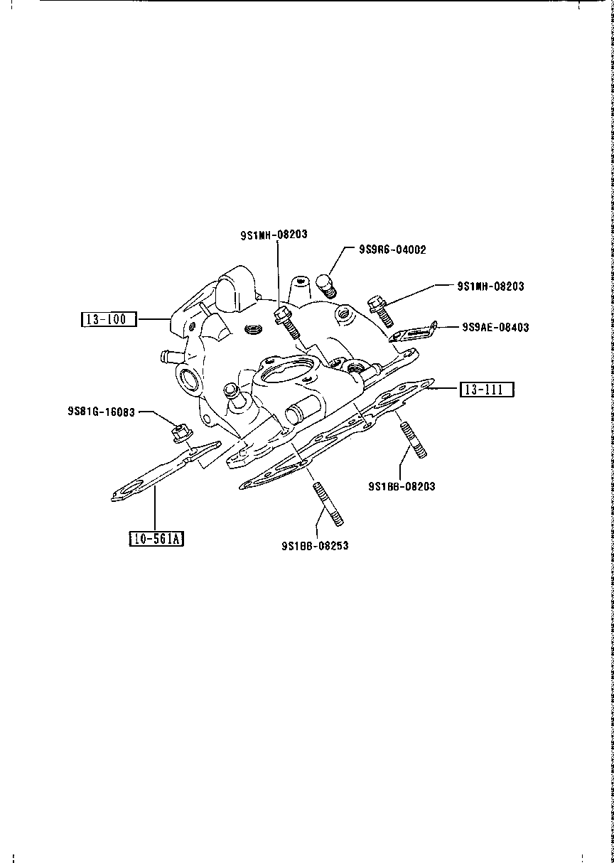 INLET  MANIFOLD (2- VALVE(BULB))( TURBO  NOT EQUIPPED)