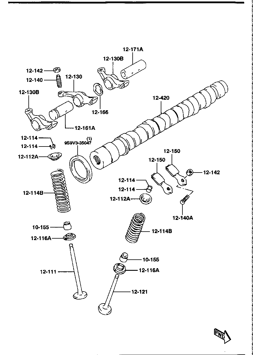 VALVE(BULB)  SYSTEM ( VAN)( TURBO  NOT EQUIPPED)