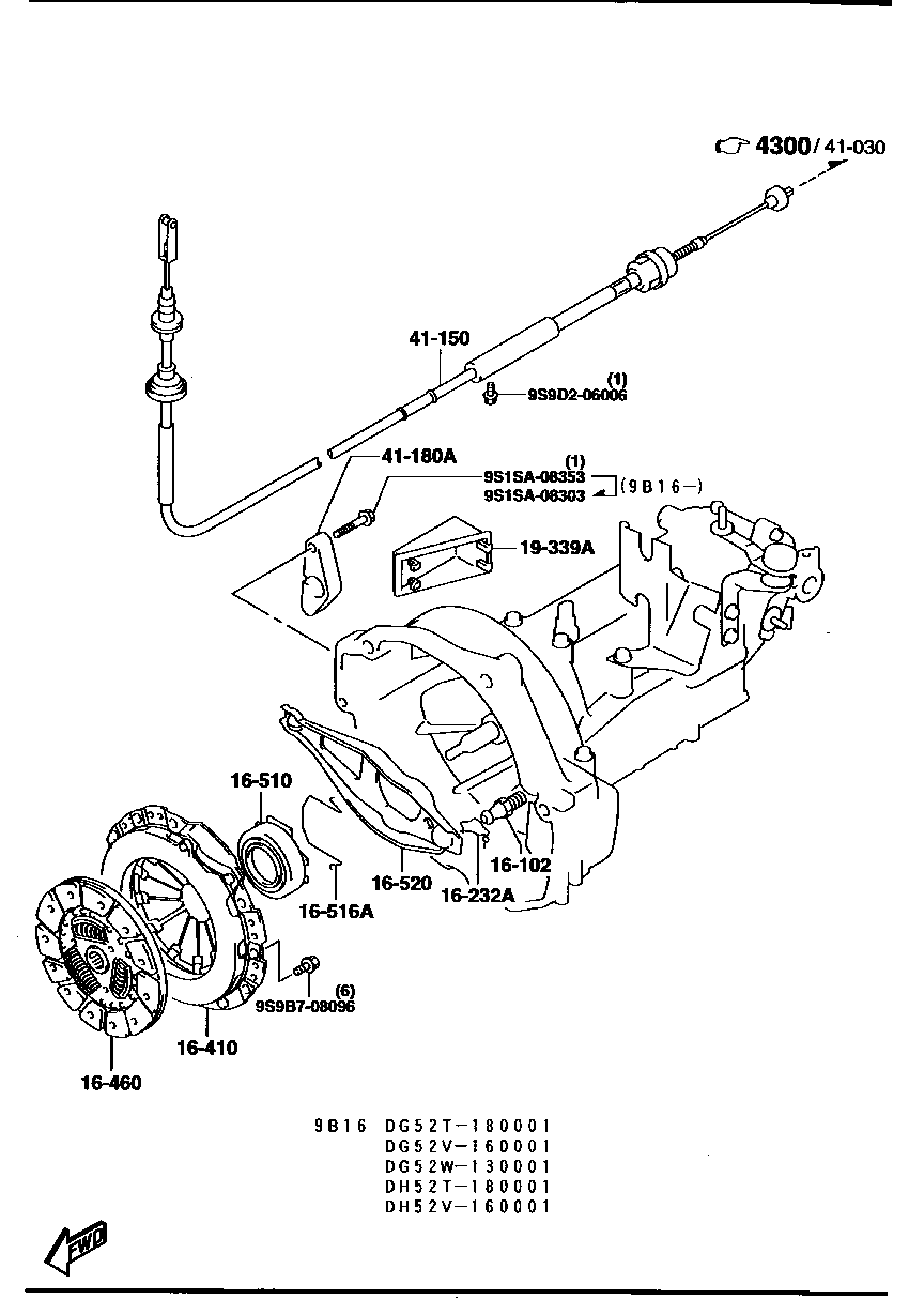 CLUTCH  DISK &  COVER ( MANUAL  TRANSMISSION)