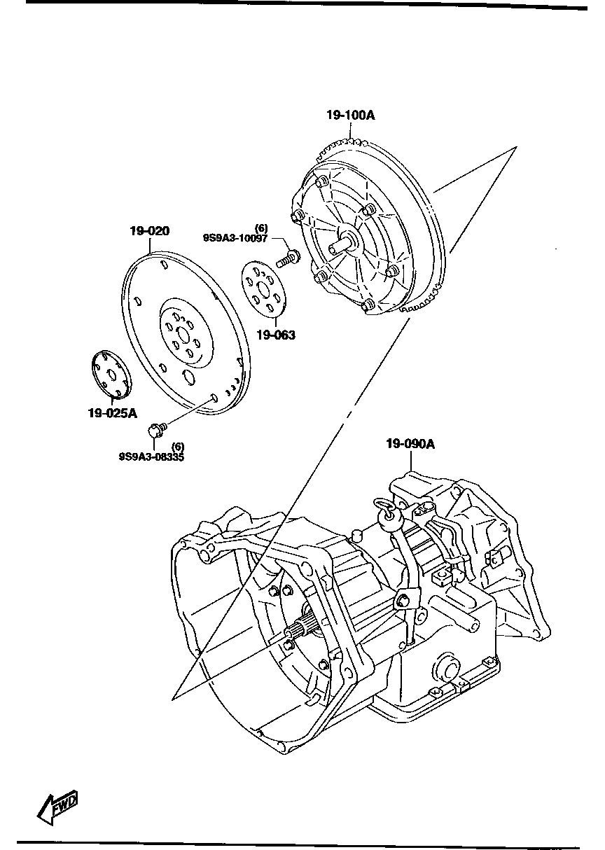 TORQUE  CONVERTER ( AUTOMATIC  TRANSMISSION) (3- SPEED)