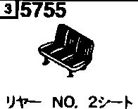 REAR NO.2  SEAT