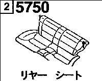 REAR  SEAT ( COUPE)(