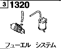 FUEL  SYSTEM &  PIPING ( GASOLINE)(2000CC)