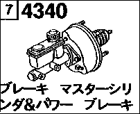 BRAKE  MASTER  CYLINDER &  POWER  BRAKE