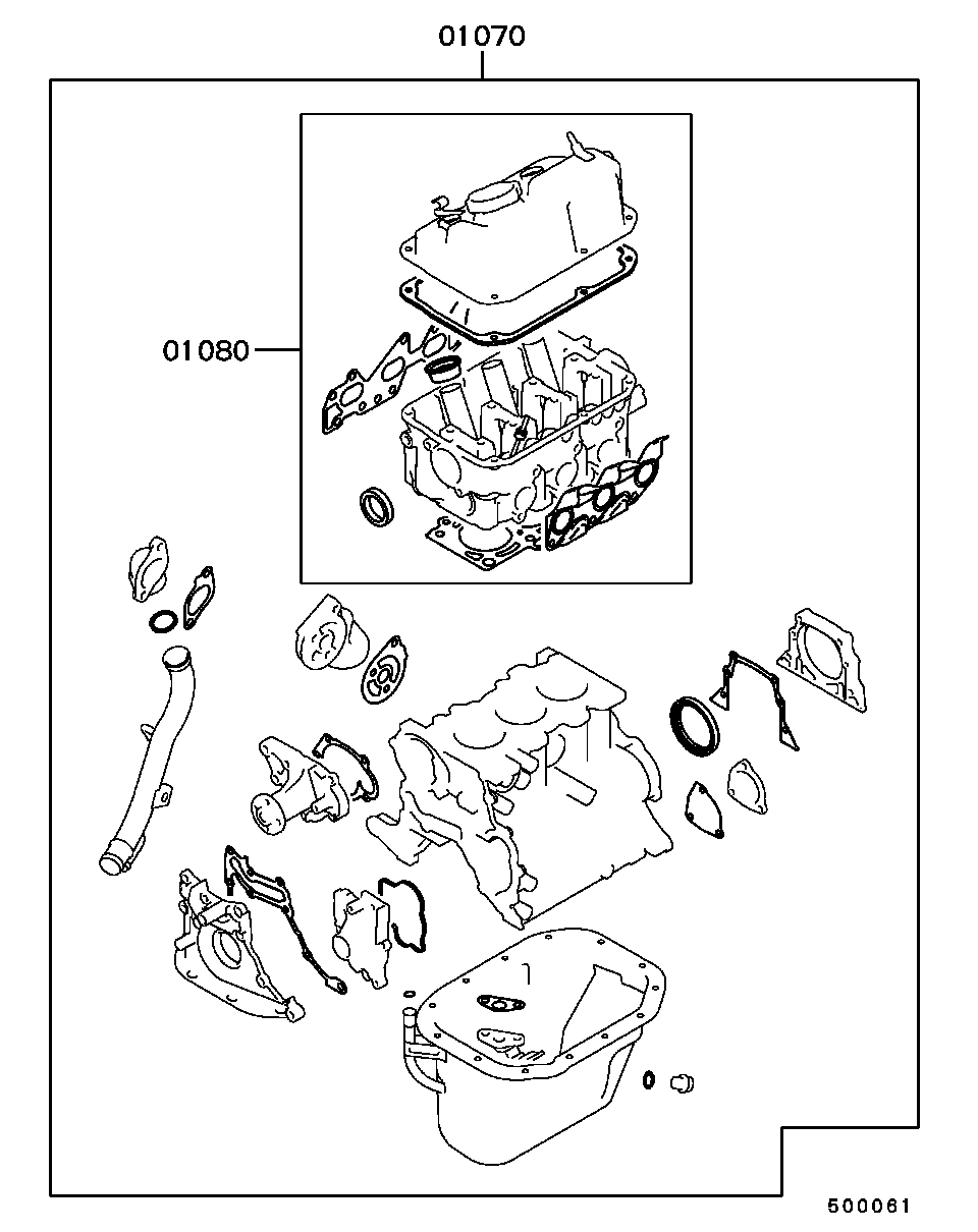 ENGINE OVERHAUL GASKET KIT / ALL