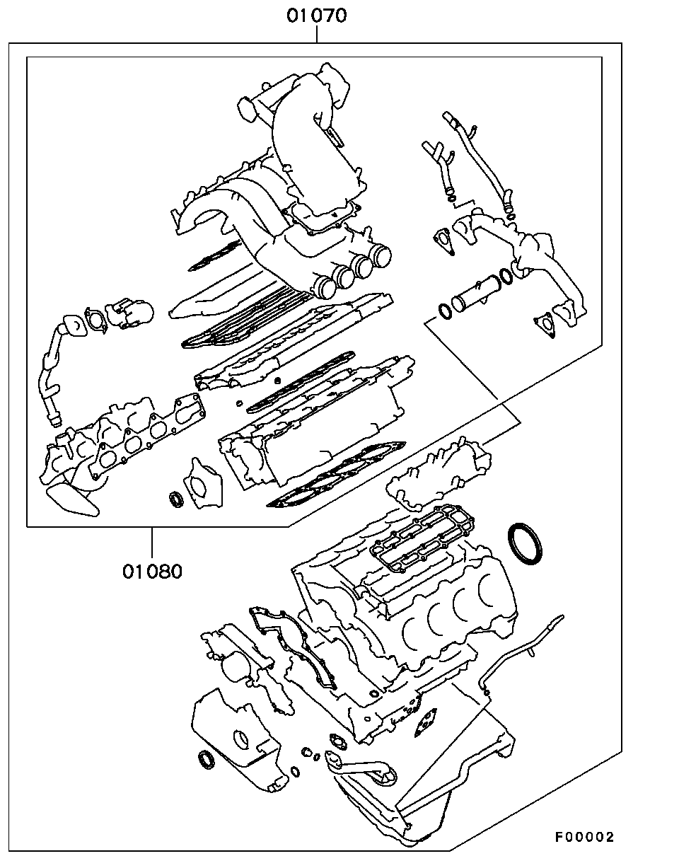 ENGINE OVERHAUL GASKET KIT / ALL