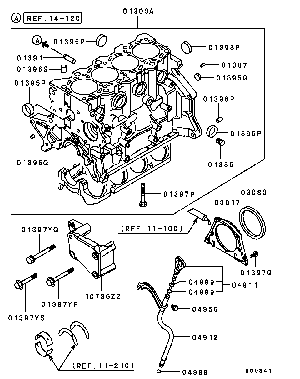 CYLINDER BLOCK / DOHC..W/O TURBO