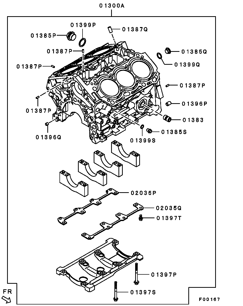CYLINDER BLOCK / ALL (INNER PARTS)