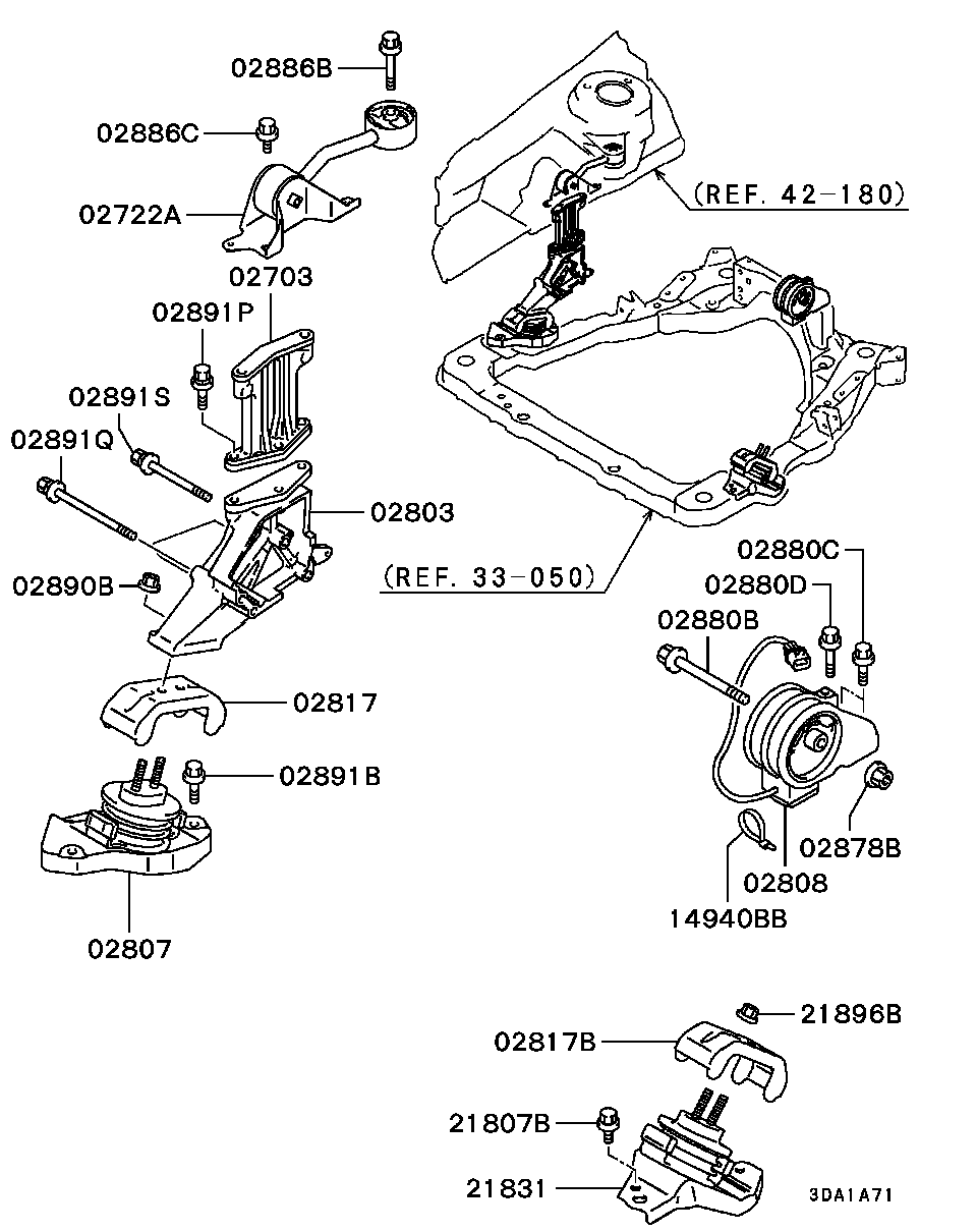 ENGINE MOUNTING & SUPPORT / ALL