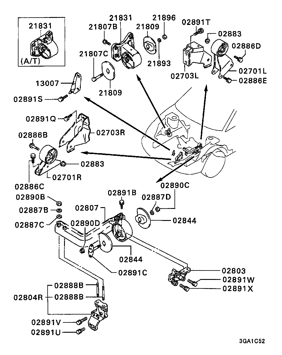 ENGINE MOUNTING & SUPPORT / -9205.3