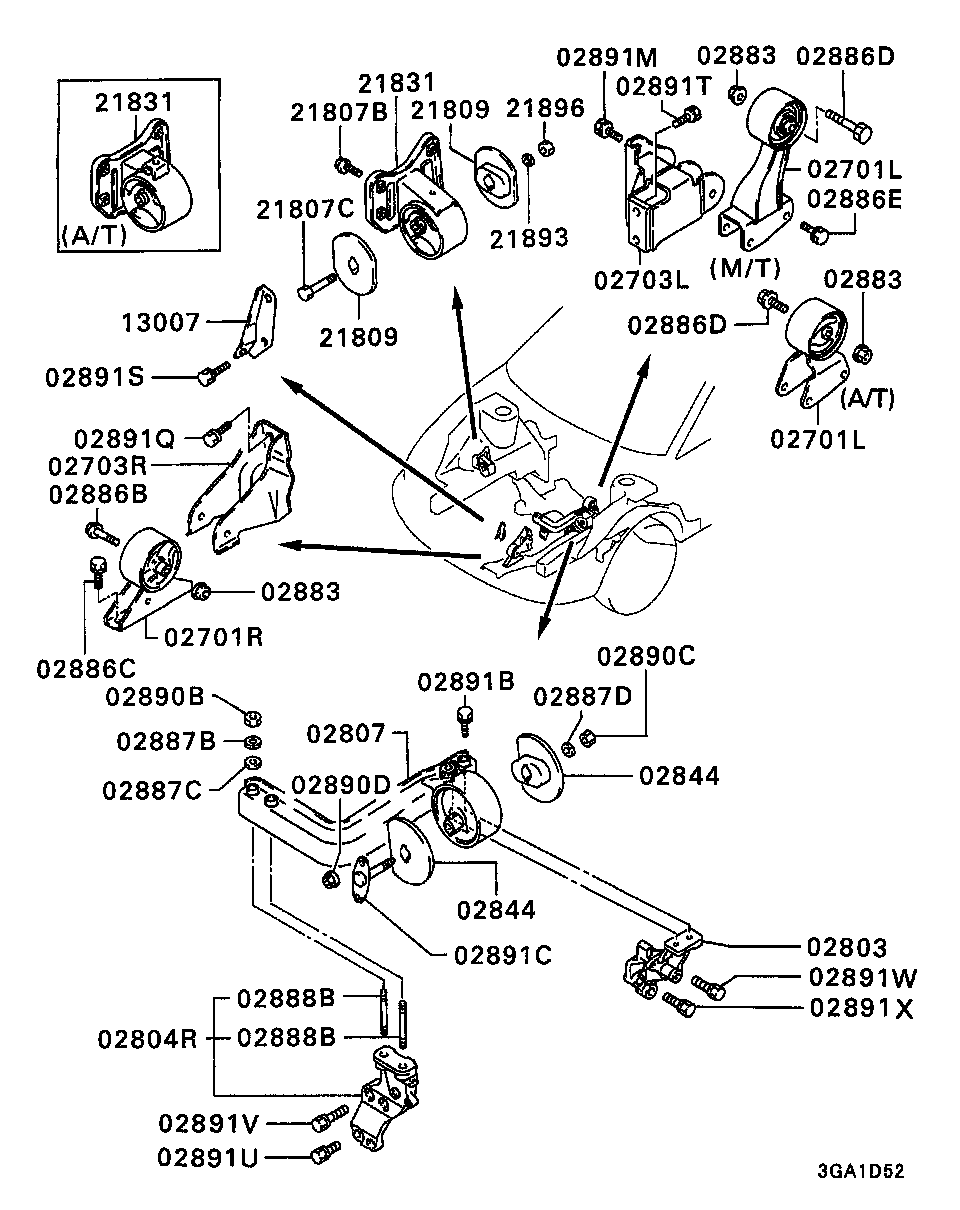 ENGINE MOUNTING & SUPPORT / -9205.3