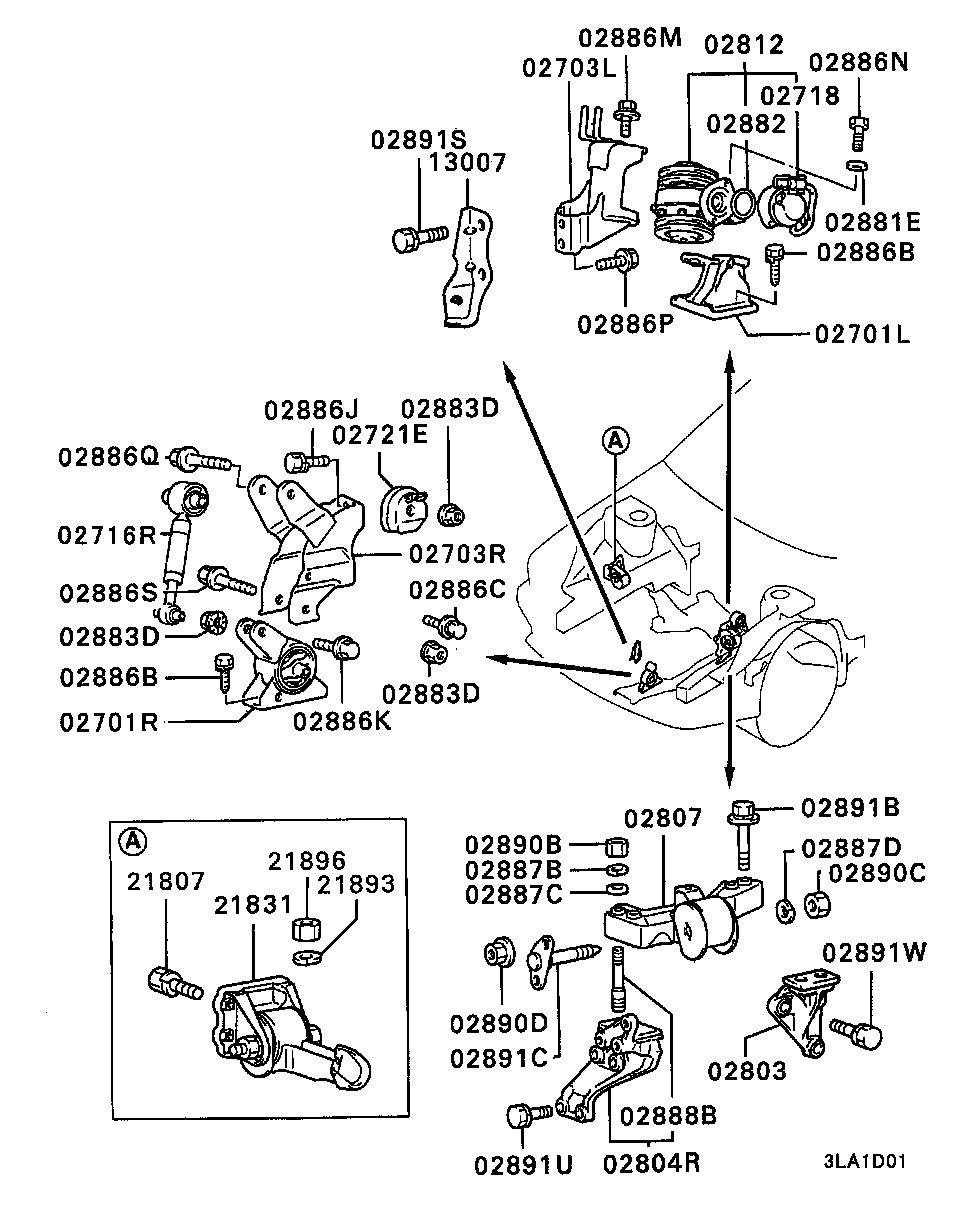 ENGINE MOUNTING & SUPPORT / ECM