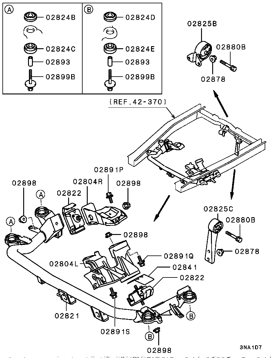 ENGINE MOUNTING & SUPPORT / ALL