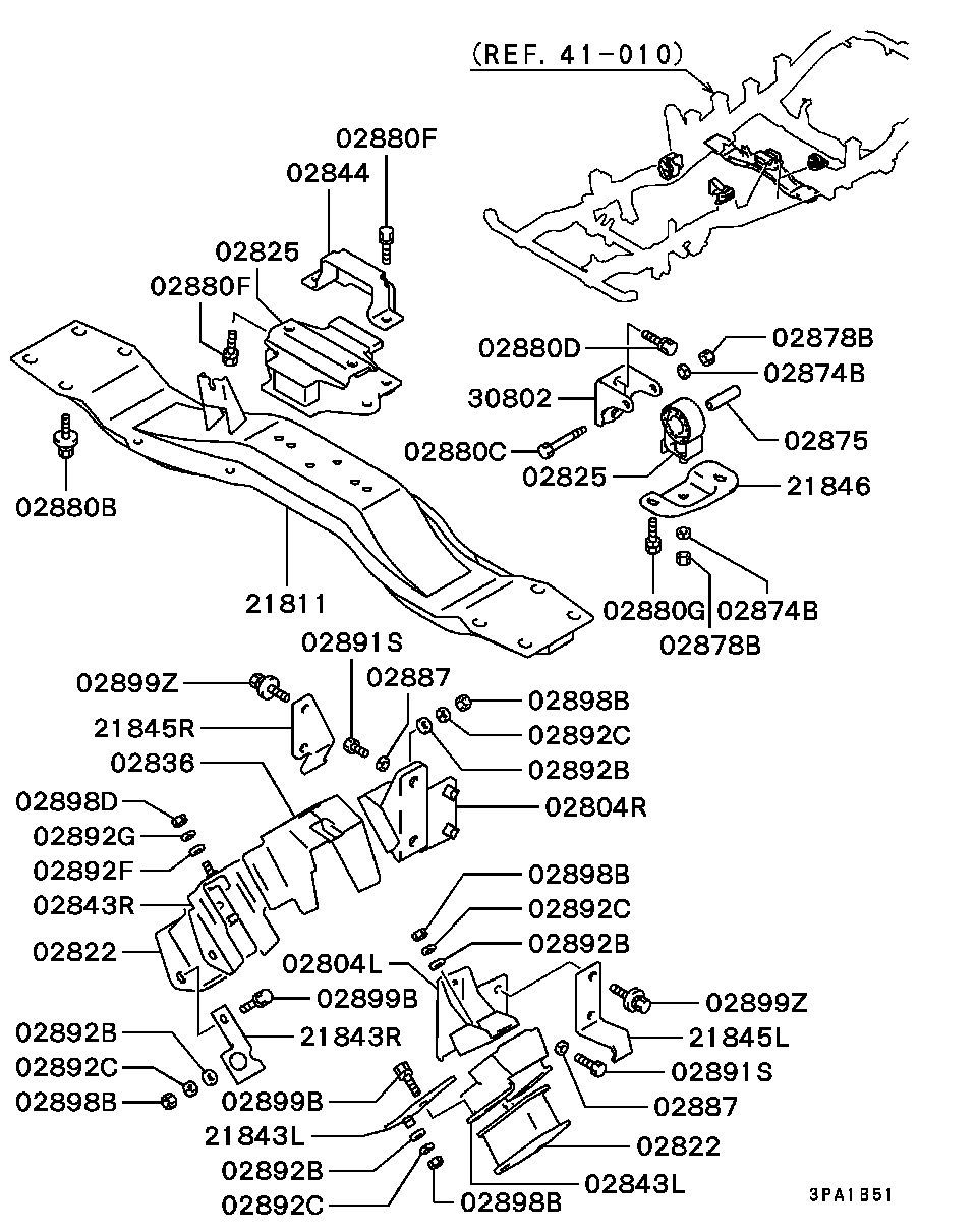 ENGINE MOUNTING & SUPPORT / ALL