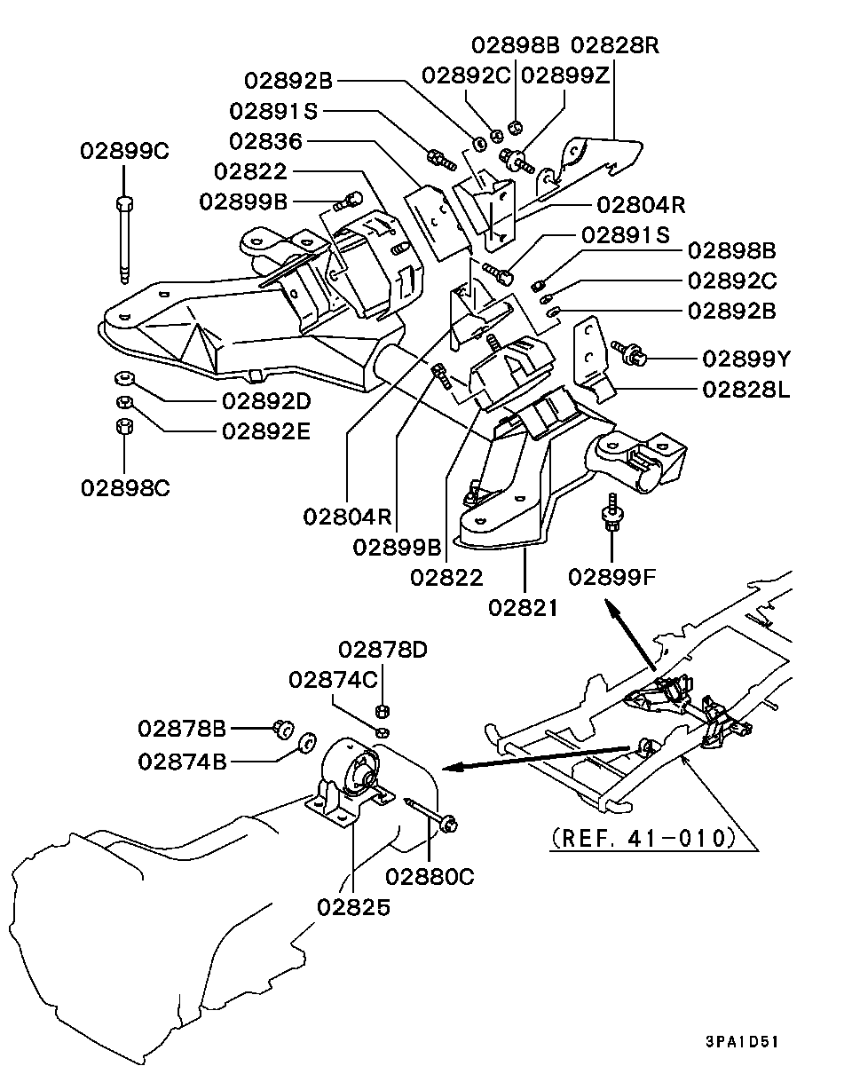 ENGINE MOUNTING & SUPPORT / ALL