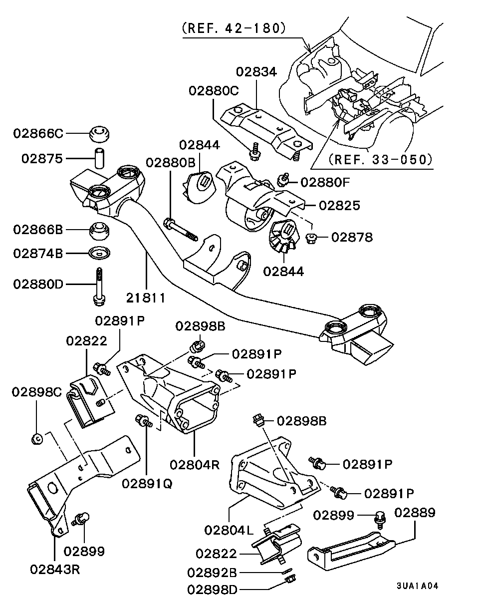 ENGINE MOUNTING & SUPPORT / -0004.3