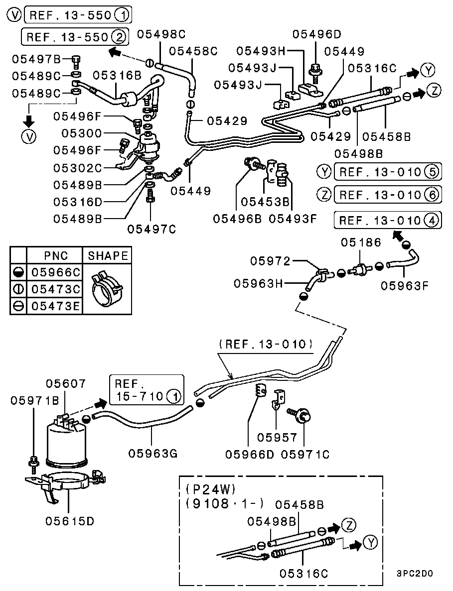 FUEL LINE & VAPOR GAS CONTROL / ALL