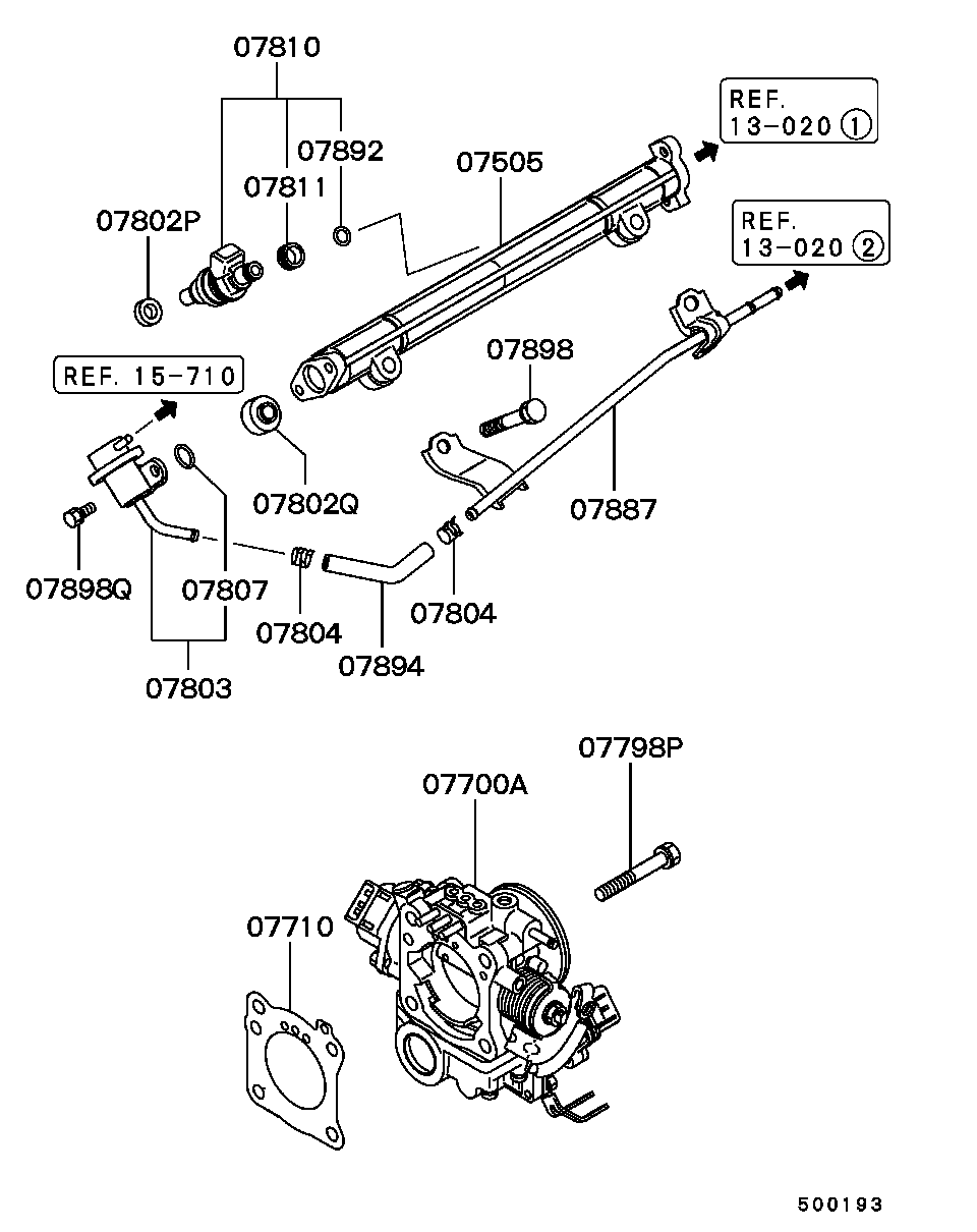 INJECTOR & THROTTLE BODY / ALL (ASSEMBLY)