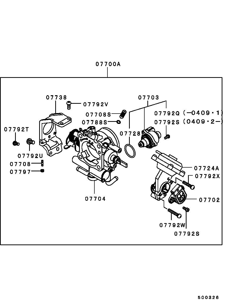 INJECTOR & THROTTLE BODY / ALL (INNER PARTS)