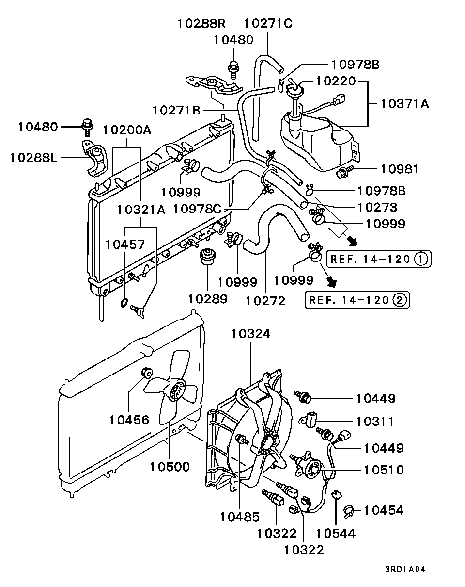 RADIATOR,HOSE & CONDENSER TANK