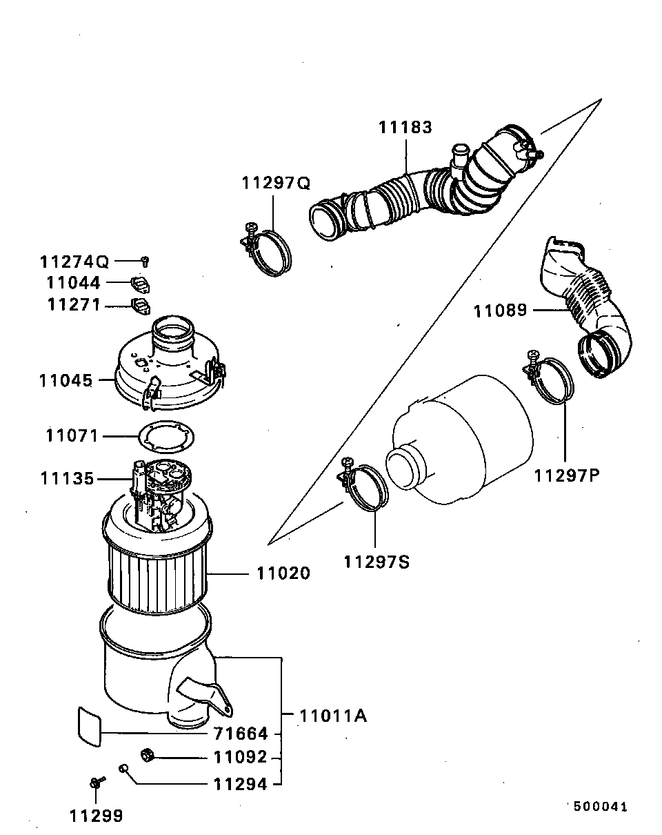 AIR CLEANER / W/TURBO