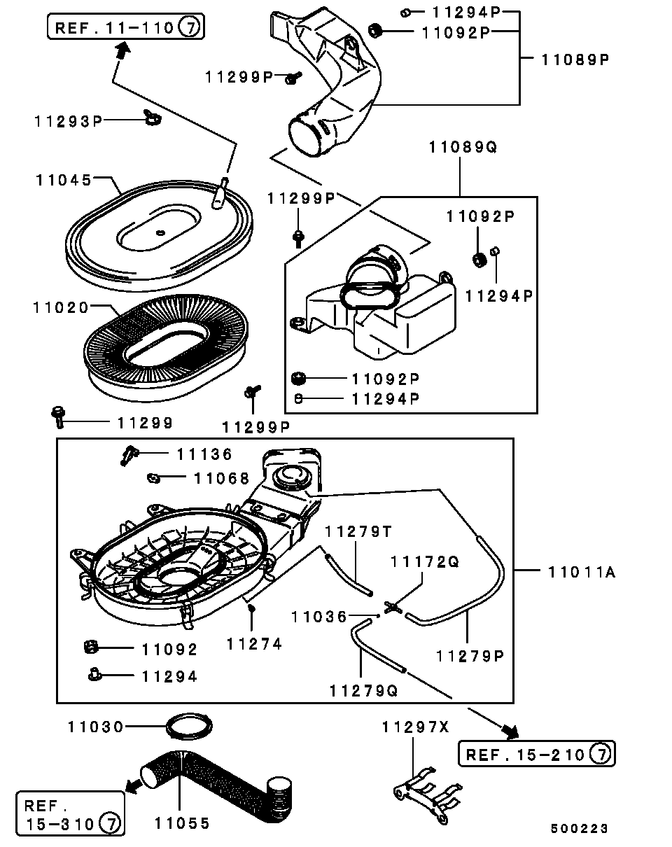 AIR CLEANER / SOHC..CARBURETOR