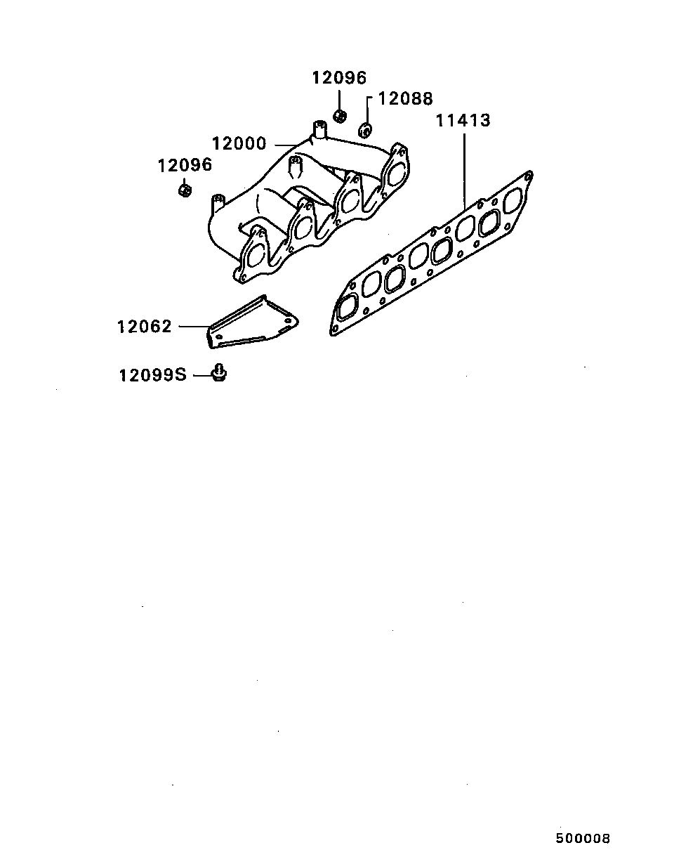 EXHAUST MANIFOLD / -8707.3