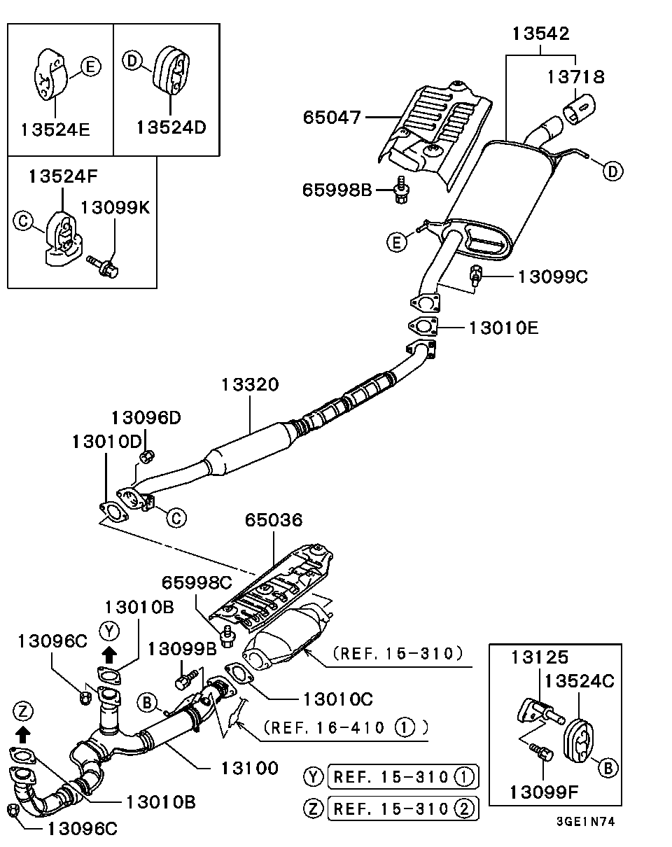 EXHAUST PIPE & MUFFLER / ALL