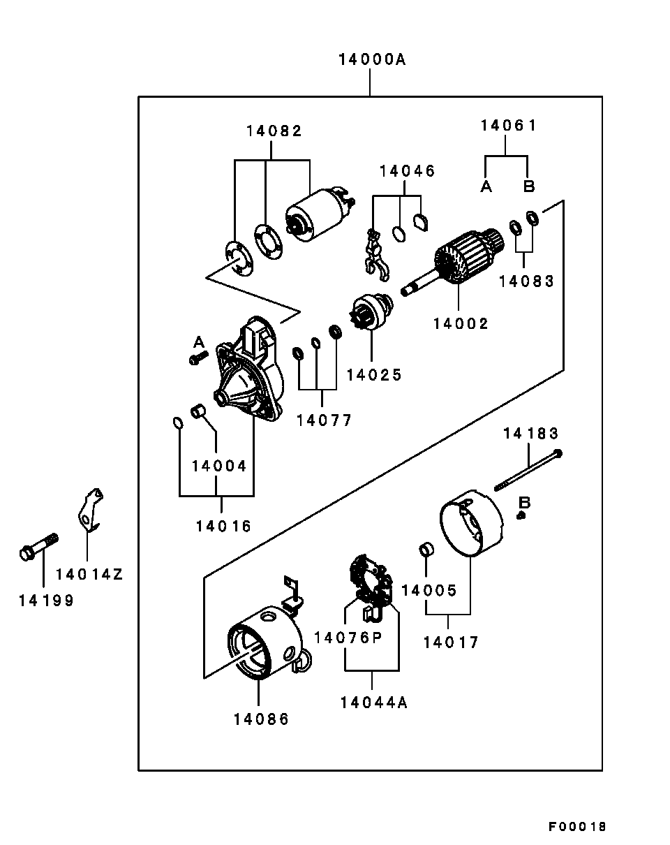 STARTER / -0207.3 DIRECT DRIVE TYPE