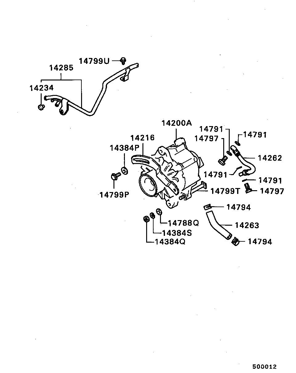 ALTERNATOR & VACUUM PUMP / ALL (BRACE ETC.)