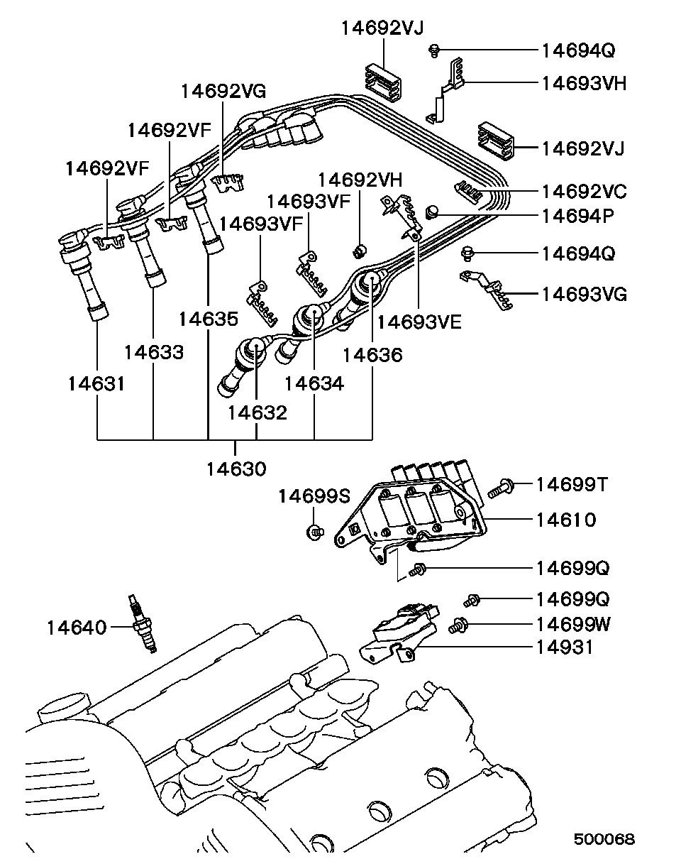 SPARK PLUG,CABLE & COIL / -9209.3