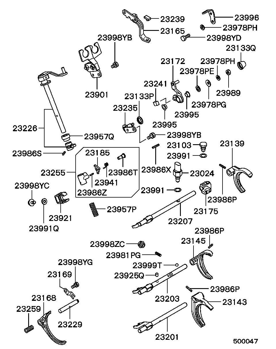 M/T GEARSHIFT CONTROL / ALL