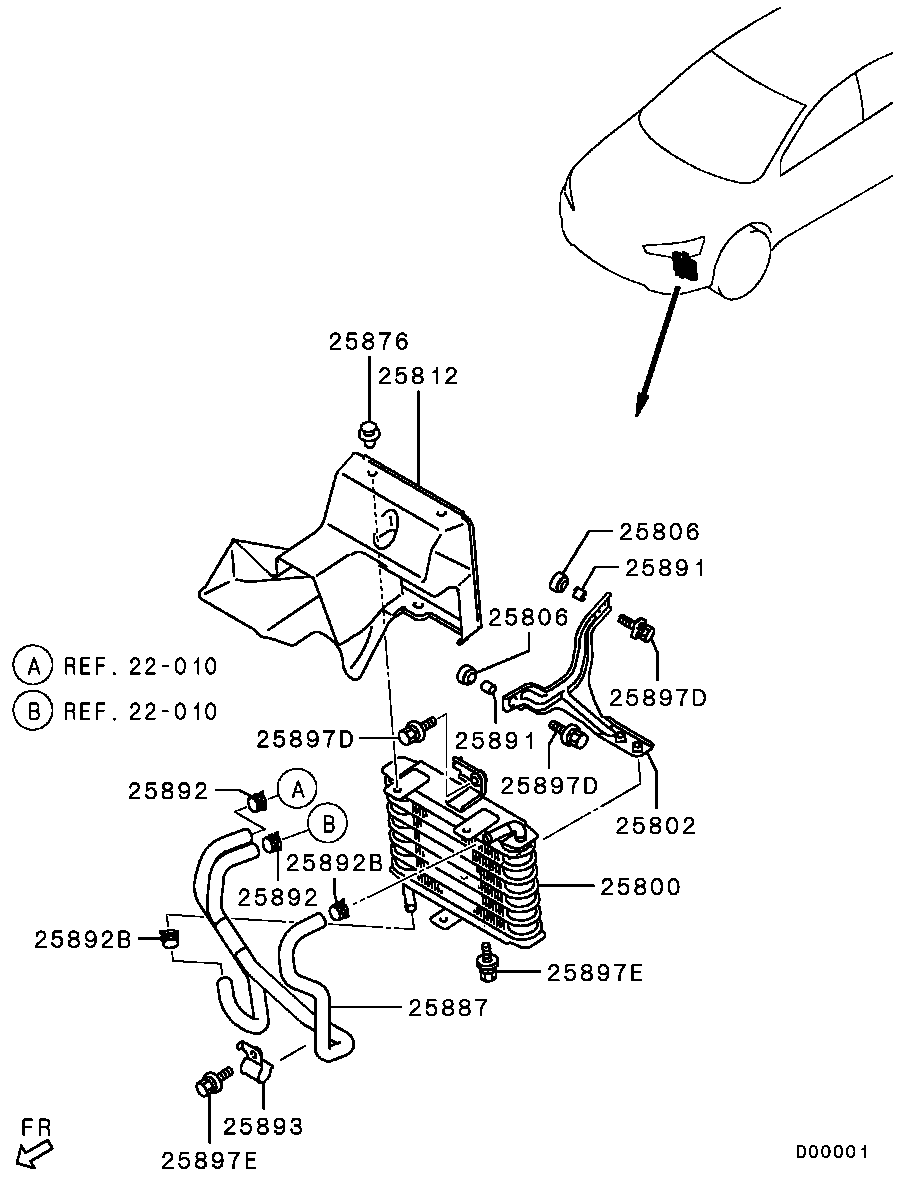 M/T OIL COOLER & TUBE / ALL